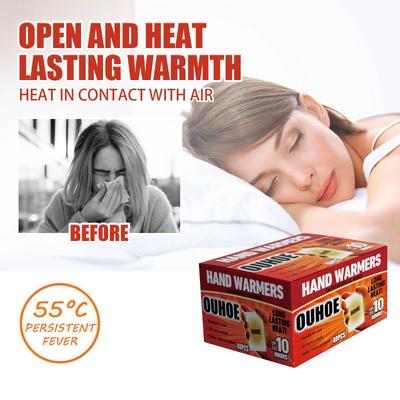 Hand Warmer Set Instant Heat Activation Warm Hands & Ward Off Cold Long-Lasting Heat Retention Suitable for Whole Body Use 40pcs
