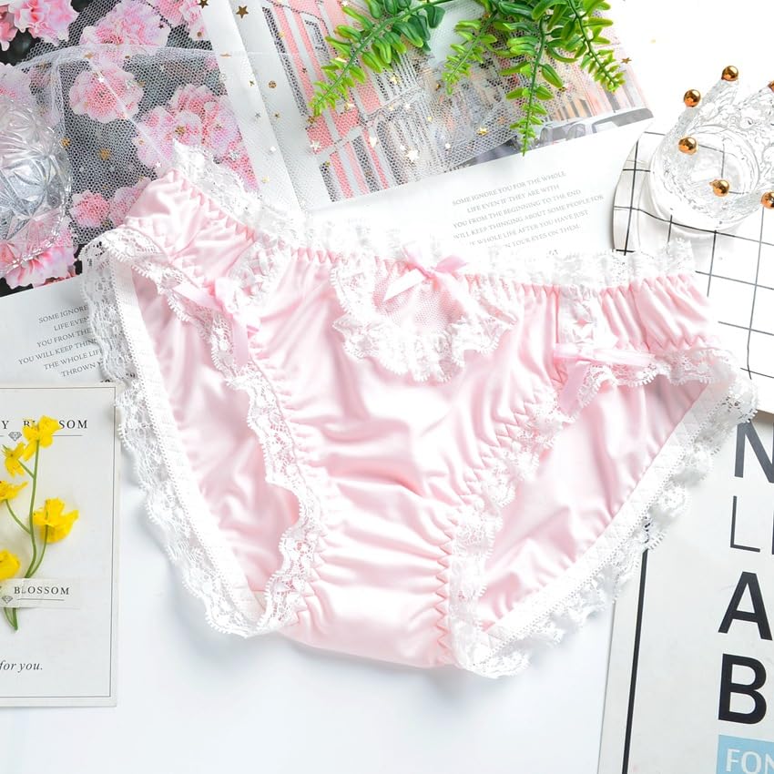 Cute Lolita Milk Fiber Sexy Princess Plus Low [AICHENS] Shorts, Fabric, Lace, Frills, Bowknot, Panties, Sizes, Embroidered, Breathable, Comfortable,