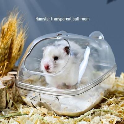 Çift Amaçlı Hamster Yuvası: Sıçramayı Önleyen Banyo ve İdrar Kum Kabı