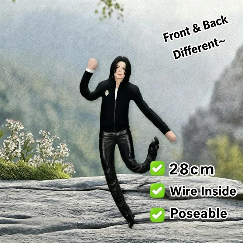 2026 New Abstract Michael Jackson Plush Doll Dried Rat Design Wire Frame Posable Funny Movable Joints Christmas Gift Party Favor