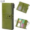 Export Wallet Large Capacity Multi-card Position Hidden Buckle Change Bag Retro Simple Long Wallet Women's RFID Handbag