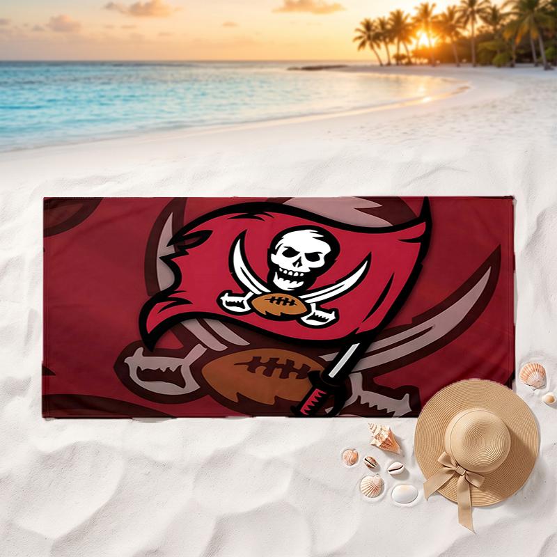Buccaneers Soft and comfortable beach towel perfect for vacations and poolside use an ideal gift for summer holidays