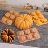 Silicone Baking Mold Easy Demoulding Halloween Decoration Halloween Pumpkin Cake Mold  Pudding