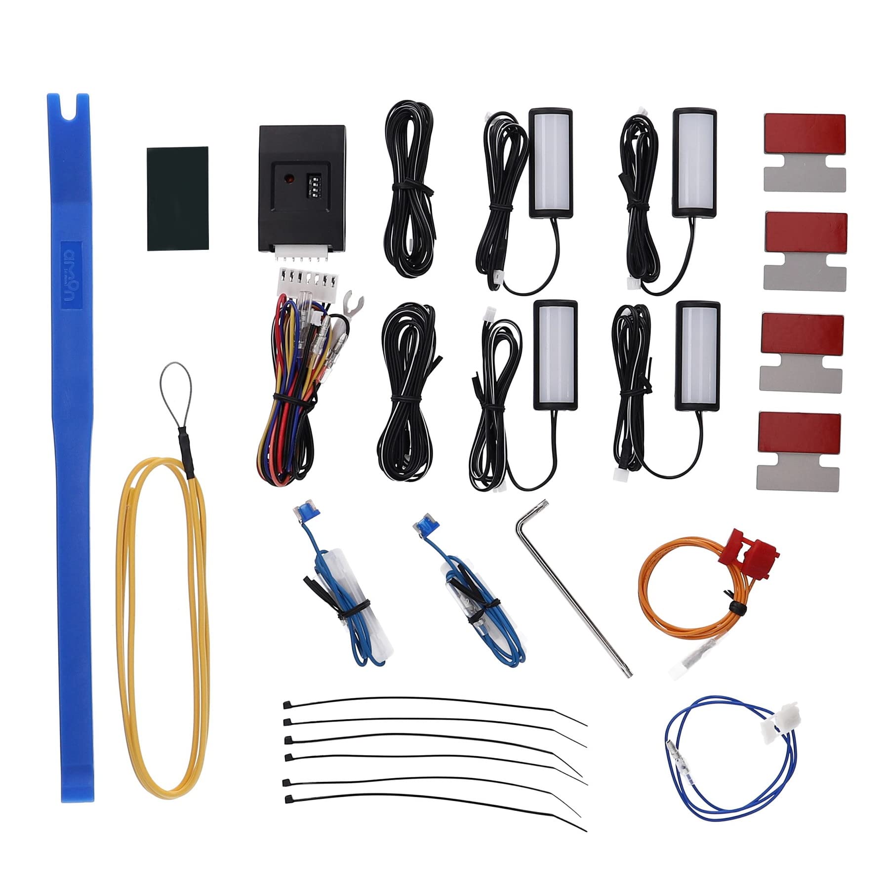 

Комплект светодиодной подсветки для ног в режиме онлайн для Serena для передних и задних сидений Синий FB009 [Эксклюзив от Amon] (С26) синий