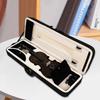 Violin Travel Case 4/4 Size Lightweight with Hygrometer and Shoulder Straps for Violin Safe Transport Easy Carrying