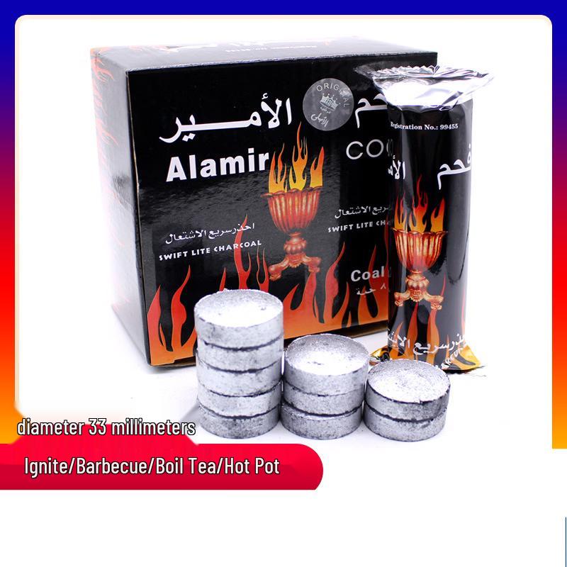 Zhi Shi Silver Fast Burning Fruit Wood Smokeless BBQ Charcoal