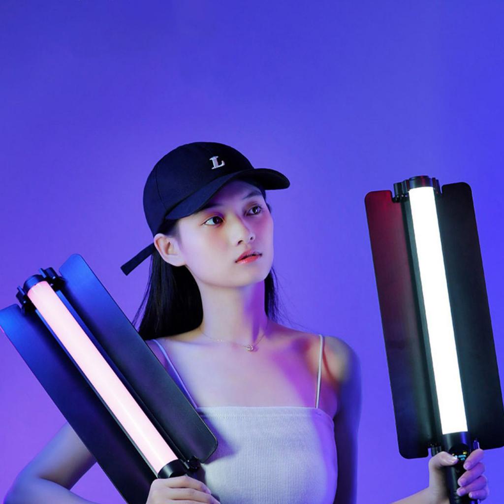 Lumină stick RGB pentru fotografie, iluminare portabilă de mână, pentru ședințe foto, filmări video, lumină de umplere, lumină de atmosferă pentru studio live de interior