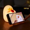 Wiederaufladbares Enten-LED-Nachtlicht Silikon Dimmbar Schlafzimmer Nachttischlampe Raumdeko Kindergeschenk
