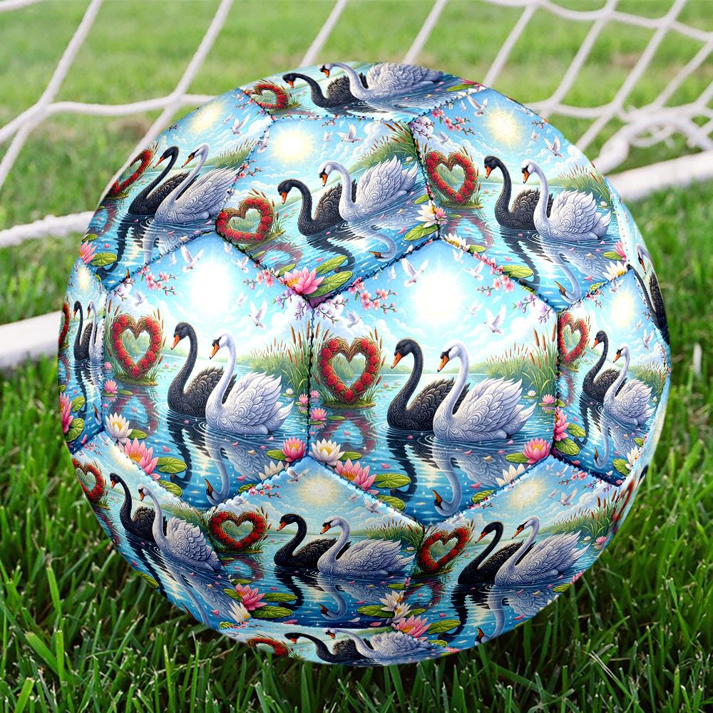 1pc Swans Garden Durable Size 5 Soccer Ball Professional Match Training Football Indoor &Outdoor Sports Ball p60118