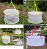 Foldable Clothes Drying Mesh Basket With Large Diameter For Home Use And Socks Air Drying