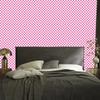 Checkerboard wallpaper, powder pink, soft shapes 50x1000