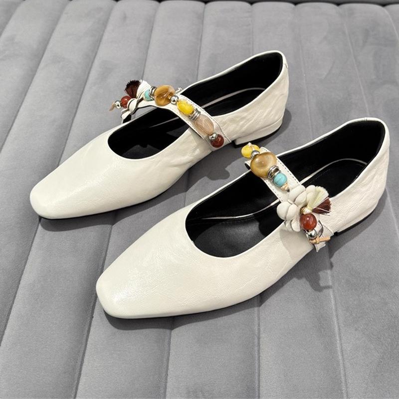 Flats Women Loafers Shoes Shallow Shoes Mary Jance Dress Sandals Woman Summer 2025 Casual Sport New Zapatillas De Mujer