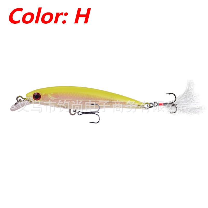 9cm/7g Bionic Sinking Minnow Lure for Long Cast Freshwater/Saltwater Fishing 9cm/7g