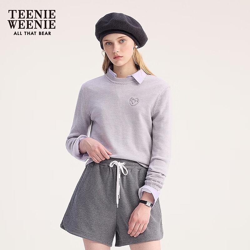 Teenie Weenie Women's Bear Cartoon Winter Sweater
