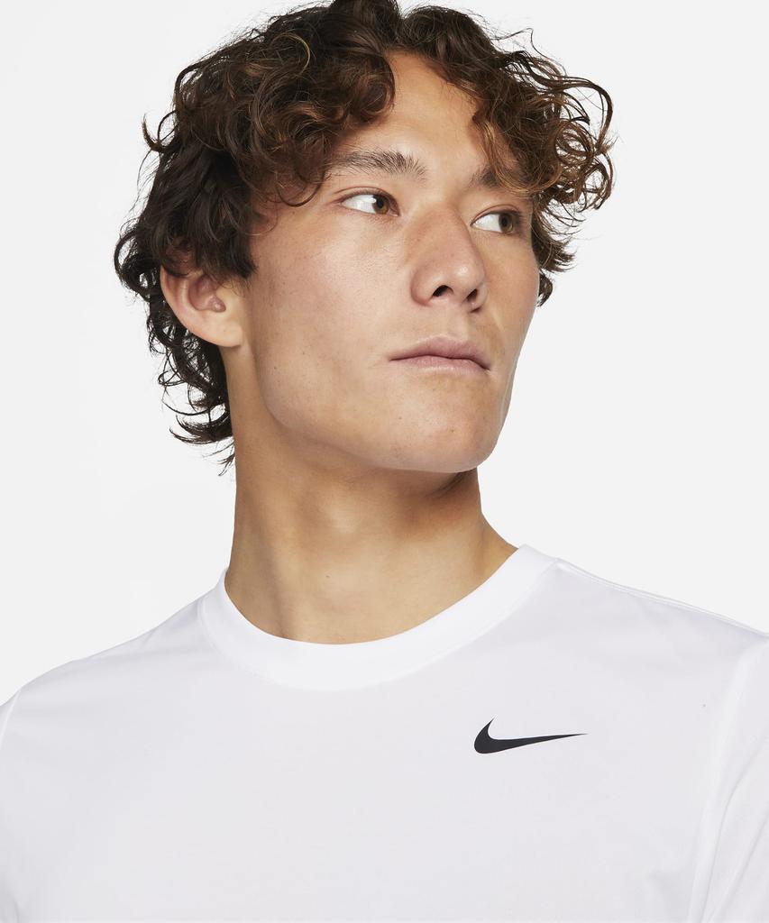 Nike Dri-Fit Fitness T-Shirt M - White:Black / Dx0990-100