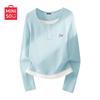 Women's Long Sleeve Short Cropped T-Shirt