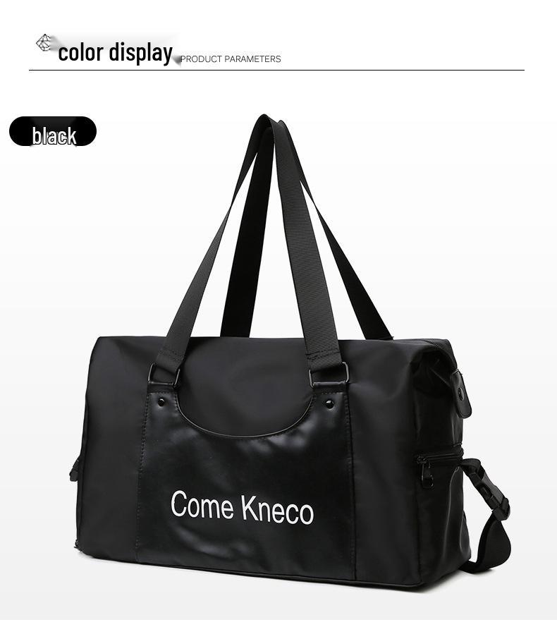 

Short Trip Sports Bag with Shoe Compartment and Wet/Dry Separation – Single Shoulder Crossbody чёрный