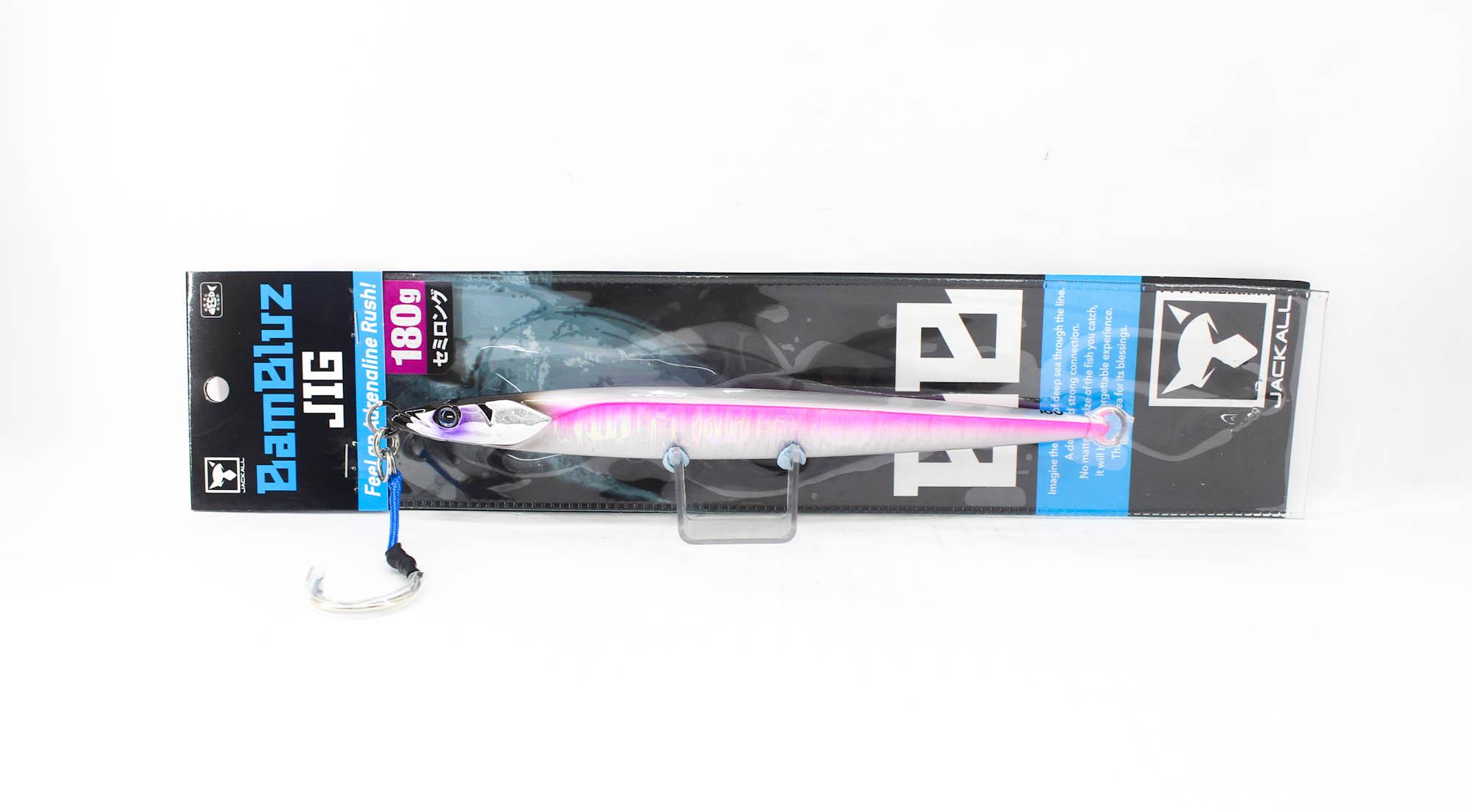 

Jackall Metal Jig Bambluz Semi Long 180 грамм UV Laserpink (2940)