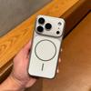 Magnetic Thin Ring Frosted iPhone 17 Pro Max Case with Large Window Skin Feel