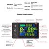 24V/36V/48V Electric Bicycle Meter LCD Display Ebike Control Panel Waterproof Electric Scooter Display Meter for Outdoor Cycling