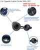 6Way Rocker Switch Panel+Dual USB Car Charger+Voltmeter Car Cigarette Lighter