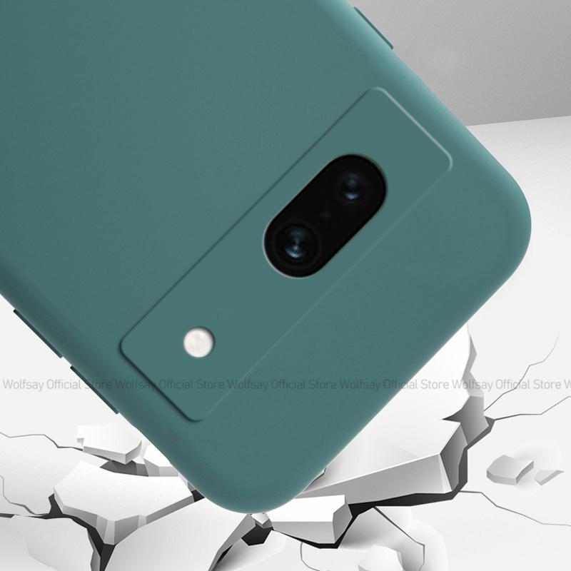 For Google Pixel 8A Case Google Pixel 8A 7A 6A 6 7 8 Pro Cover Cases Shockproof Liquid Silicone Phone Cover For Google Pixel 8A