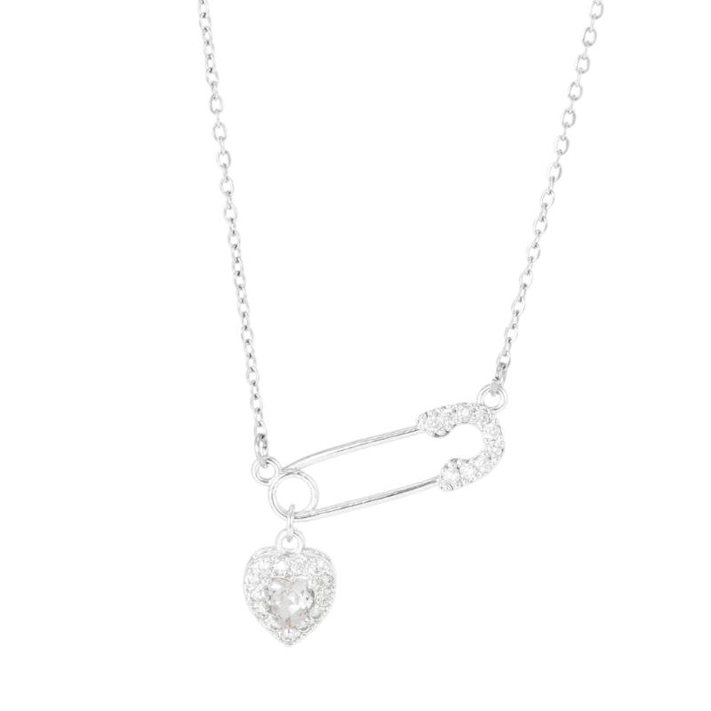 

Trendy Love Pin Necklace Fashion Statement Pieces Comfortable Wear Copper Jewelry Special Gifts Ideas Daily Use