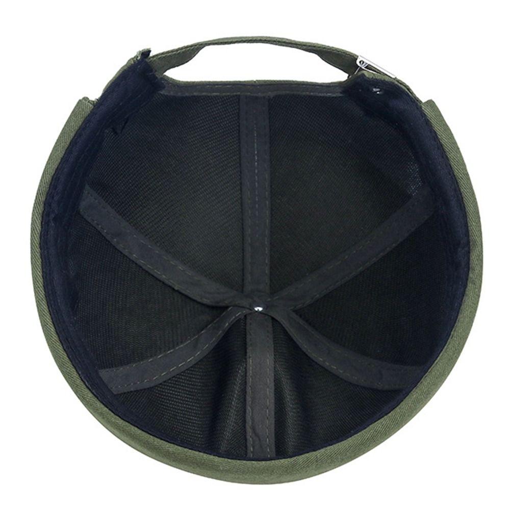 Fashion Adjustable Beanie Hat Cotton Solid Color Hip Hop Cap Baseball Cap Men