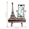 Kreative Retro Eisenturm Sanduhr Ornamente Schlichte und Moderne Heim Arbeitszimmer Holz Pendel Sanduhr Ornamente