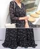 Ppaeppae Point Flower Frola Long Dress