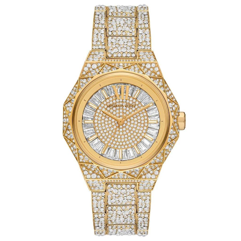 Michael Kors MK7398 Raquel Pave Gold-Tone Ladies Watch
