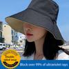 New Korean Women Men Bucket Hat Anti-uv Beach Sun Hat Summer Sunscreen Panama Hat Outdoor Foldable Portable Fisherman Cap
