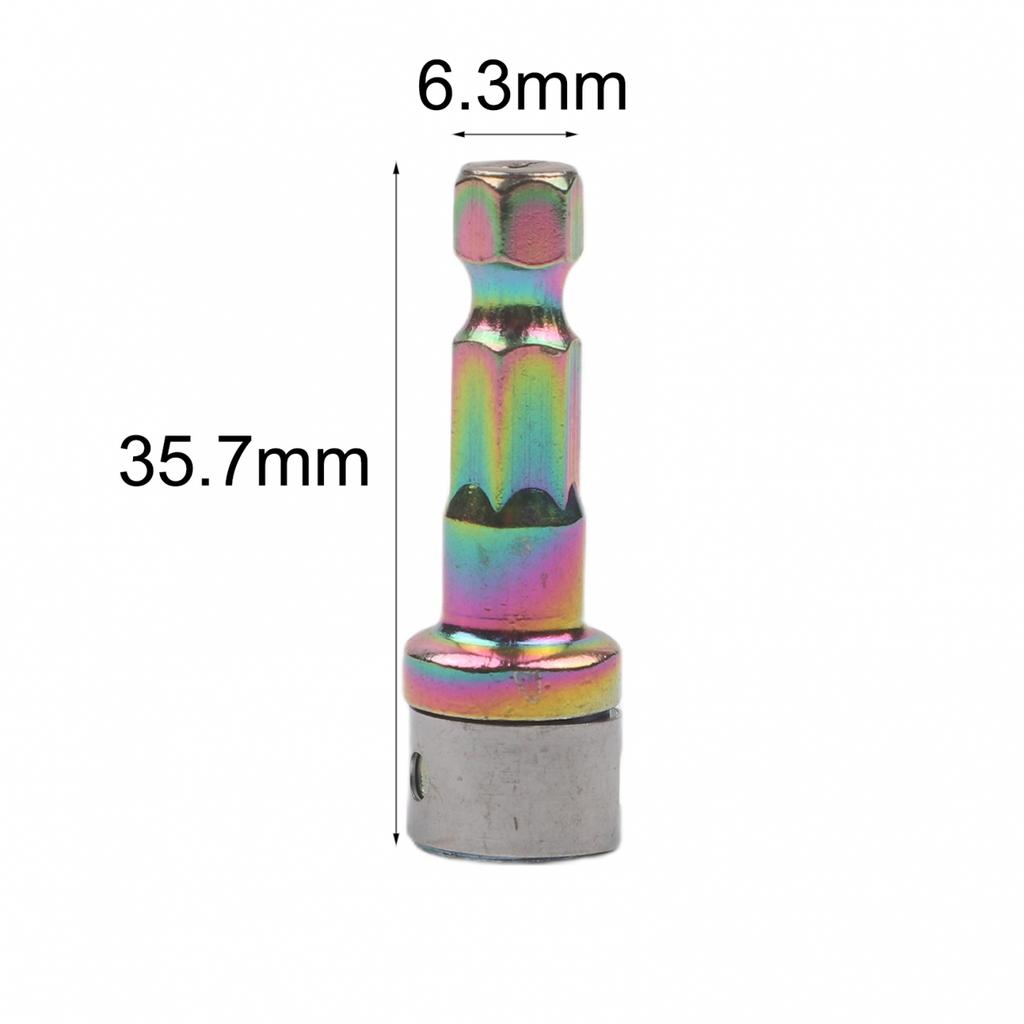 Wear Resistant Finish 8mm Hex Socket Nut Driver Hex Socket Adapter