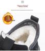 Men’s Winter Snow Boots: Trendy, Warm, Non-Slip, Plus Velvet, Thick Casual Cotton Shoes