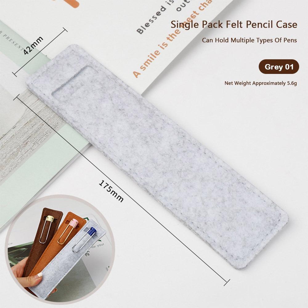 Felt Pen Pouch Multifunctional Pen Protective Sleeve Simple Pen Curtain Back To School