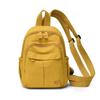 Schoolbag Spring New Simple and Versatile Multi-back Nylon Backpack Women's Anti-splashing Commuter Travel Oblique Span Breast Bag