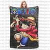 Luffy one piece Throw Blanket for Couch Fuzzy Soft Plush Blanket 50x60 Inches Multi-size Bedspread for All Seasons