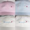 Kids Shirring Cap Heart Hat Outdoor Town Casual UV Protection Sunlight Number [Champion] Kid's 141-0024 (JP, Size, 53.0 cm, 55.0 cm, White)