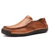 Men's Handmade Leather Shoes Casual Slip On Loafers Men's Flats Moccasins