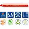 Staedtler Colored Pencils, Blue, 6 Pcs, Norris Junior Watercolor Pencils, Thick Shaft, 140-3*6