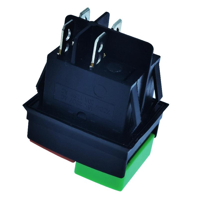 Rocker Switch Button Start Stop Control Button Double Red 1No 1Nc New Type Superior Quality Gangbei