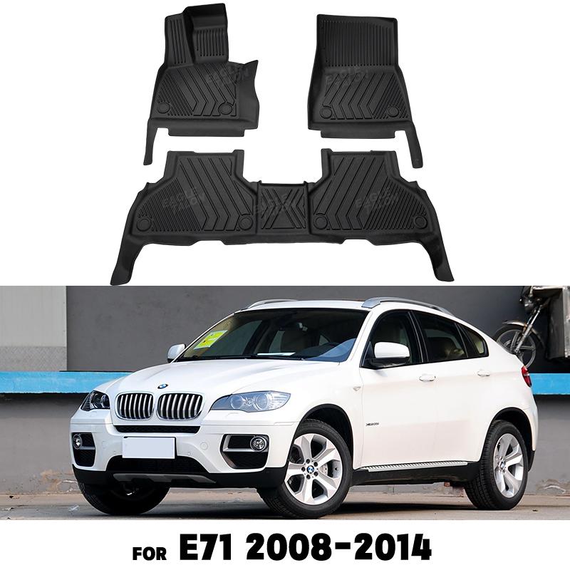 

Для BMW X6 Все Модели E71 F16 G06 2008-2025 Всепогодные TPE Автомобильные Коврики Автомобильное Покрытие из Ковра Защита Салона Аксессуары
