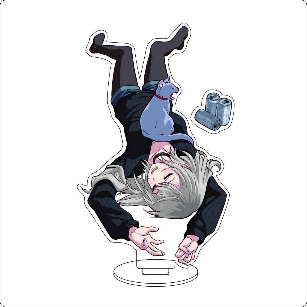 16CM Anime GIRLS BAND CRY Cosplay Acrylic Ornaments SUBARU AWA KAWARAGI MOMOKA ISERI NINA Figure Stand Halloween Christmas Gifts