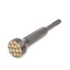 Flat Round Electric Flower Hammer Drill Bit Alloy Point Groove Gouge  Stone Slab Bridge Wall Cement Pavement Chisel