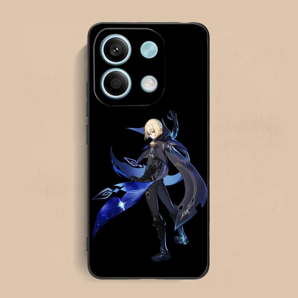 Game GI Dainsleif Phone Case for Xiaomi Redmi 15 14 13 12 A5 3 2 1 C Plus 4G 5G Soft TPU Shockproof Cover