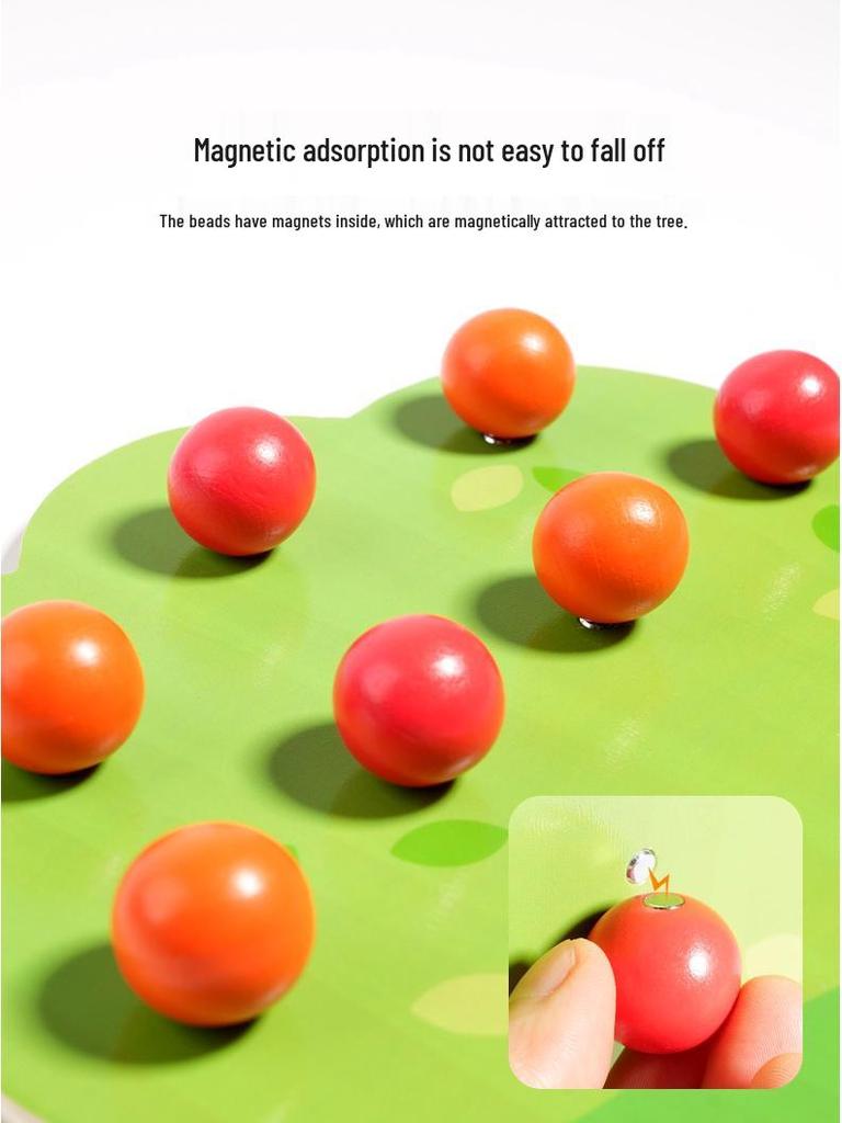 Kids' Arithmetic Apple Tree Building Blocks - Educational Game for Boys & Girls