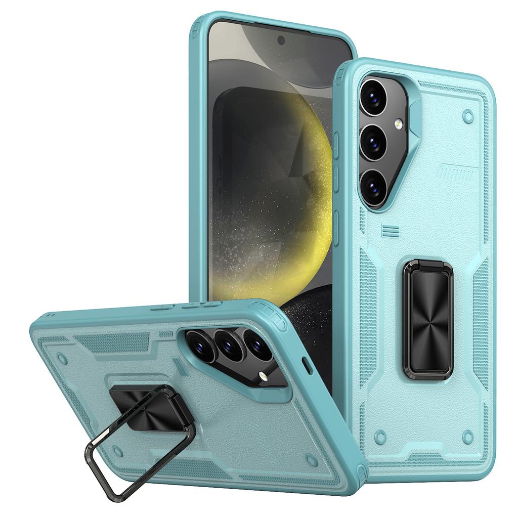 For Samsung Galaxy S25+/S24+ Case Ring Kickstand Anti-Drop PC+TPU Phone Cover