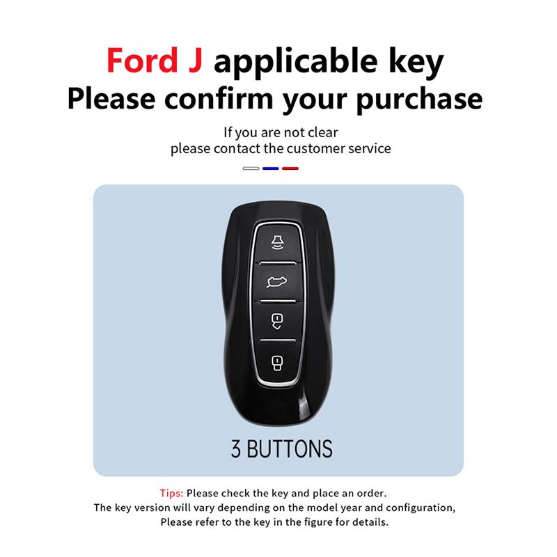 Car Key Case Cover Shell for Ford Fusion Mustang Explorer F150 Edge Mondeo Mk5 Focus Mk4 2019 2020 2025Car Styling Accessories