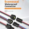 Plastic Waterproof Terminals Connector Electrical Plugs Connector Upgrades for Automotive & Outdoor Electrical Application