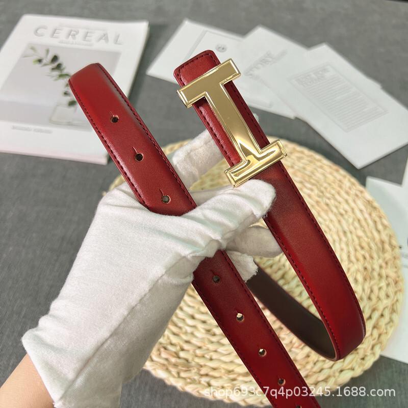 Cinturón Fino de Mujer de 2.5cm con Hebilla en H - Sencillo, Moderno, Versátil, Opciones Multicolor